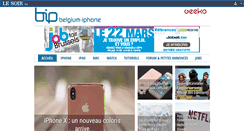 Desktop Screenshot of belgium-iphone.lesoir.be