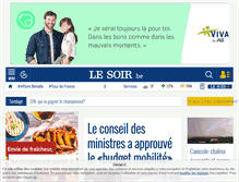 Tablet Screenshot of lesoir.be